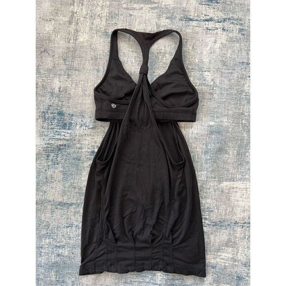 Lululemon Black Practice Freely Racerback Tank Top Size 4 - Picture 4 of 7